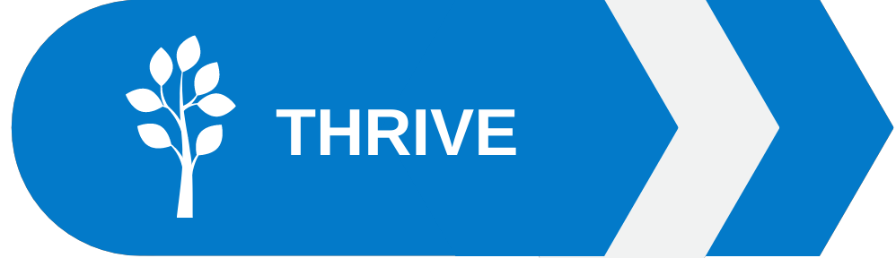 thrive icon, College Student Journey